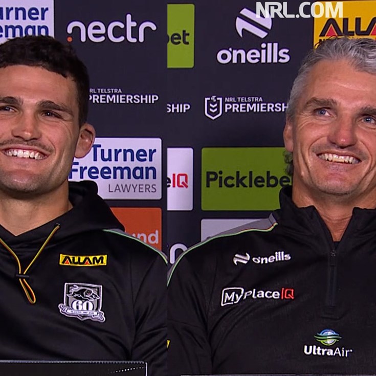 Press Conference: Panthers v Raiders