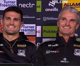Press Conference: Panthers v Raiders