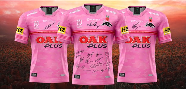 Panthers ANZAC Round Jersey Auction