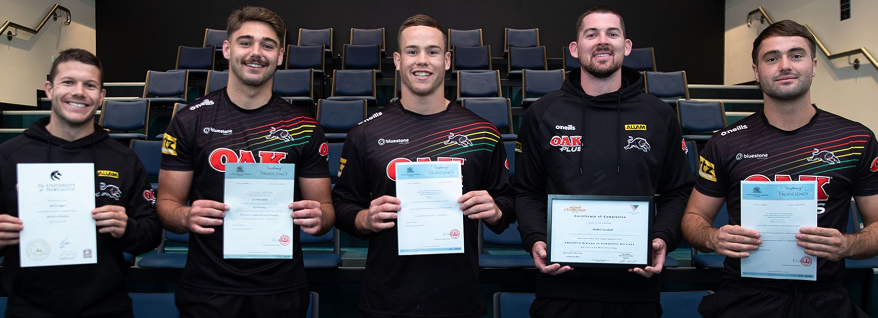 Five Panthers celebrate study accomplishments