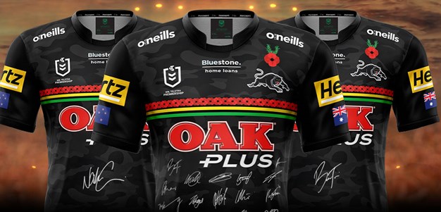 Panthers ANZAC Jersey Auction