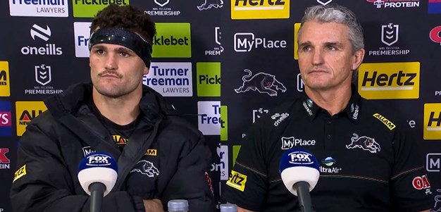Press Conference: Panthers v Raiders