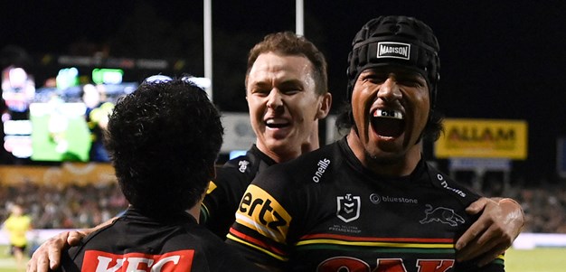Panthers score hard fought victory over the Rabbitohs