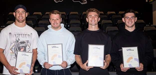 Panthers Quartet Graduate with Fitness Qualifications