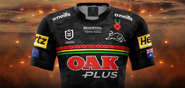 Panthers reveals 2022 ANZAC Jersey