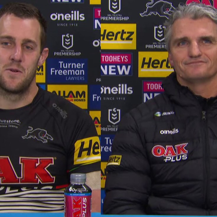 Press Conference: Panthers v Raiders
