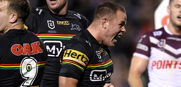 Panthers edge Manly as To'o bags hat-trick