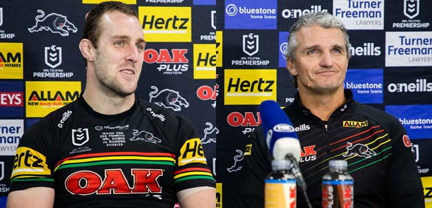 Press Conference: Panthers v Raiders