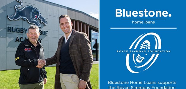 Bluestone support the Royce Simmons Foundation
