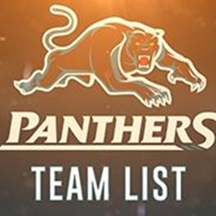Round 22: Team List vs Eels