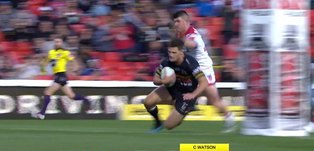 Cleary crosses for his fourth try
