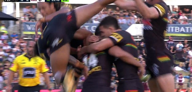 Execution of try, spot on. Execution of celebration, needs work.