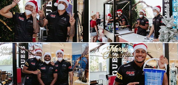 Festive Panthers wrap for Lifeline