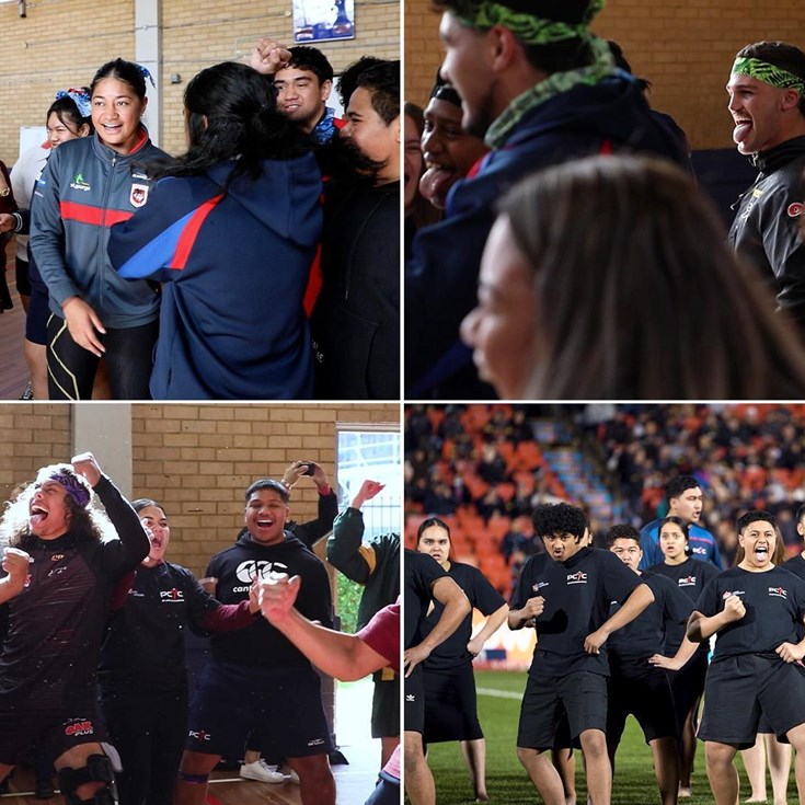 Panthers join in preparations with Haka Warriors