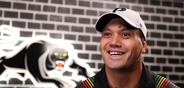 Tetevano's first interview in Panthers colours.