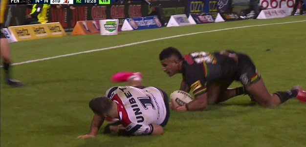 Kikau scores match-winner against the Roosters