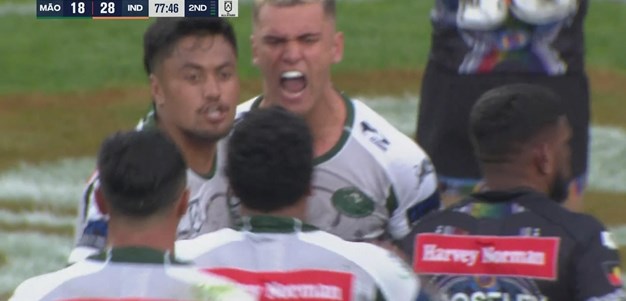 Preston Riki gets NZ Maori within a try