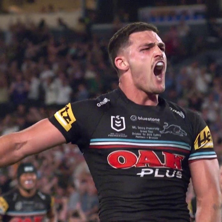 Nathan Cleary's Premiership-winning try
