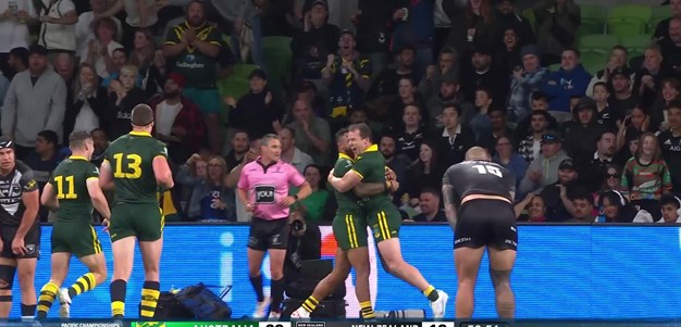 Dylan Edwards loving life in green and gold