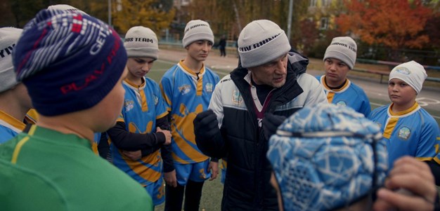 Cleary inspires rugby league players in Ukraine