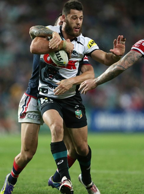 Digital Image by Robb Cox Â©nrlphotos.com: Matt Robinson :NRL Rugby League - First Qualifying Final, Sydney Roosters V Penrith Panthers at Allianz Stadium, Saturday September 13th 2014.