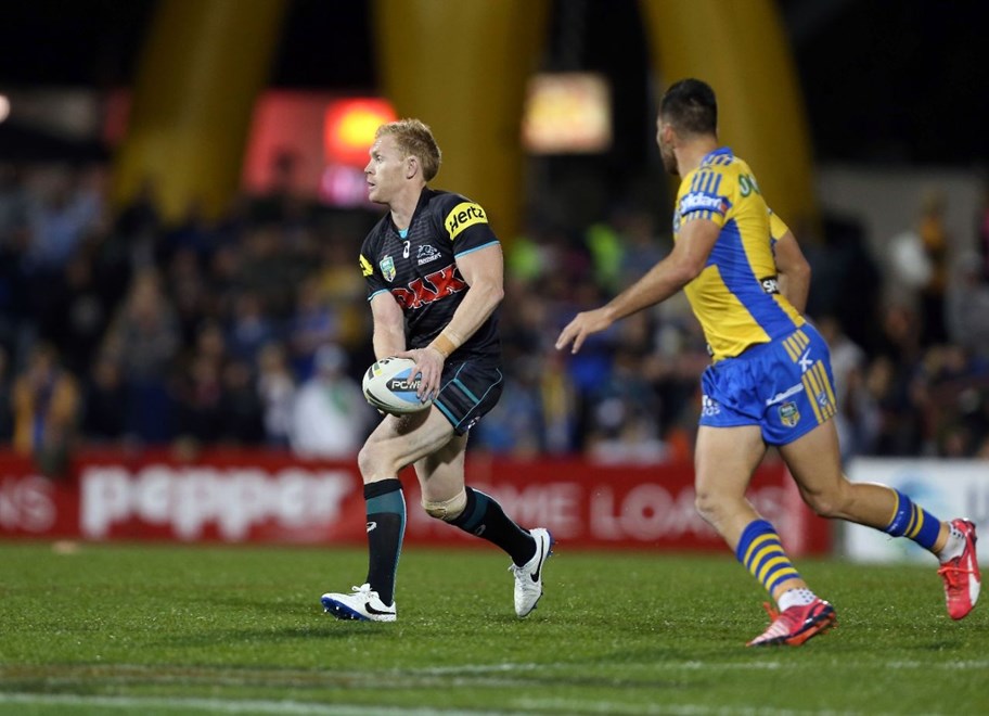 Peter Wallis : Digital Photograph by Robb Cox Â© NRL Photos : NRL: Rugby League, Penrith Panthers Vs Parramatta Eels at Pepper Stadium, Penrith. Friday 29th May 2015.