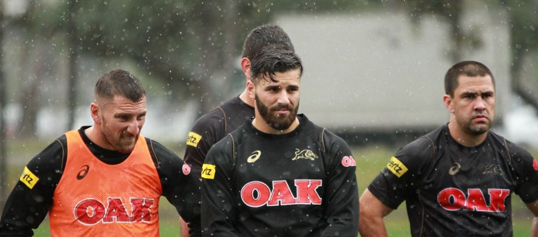 Training Gallery: Panthers get wet