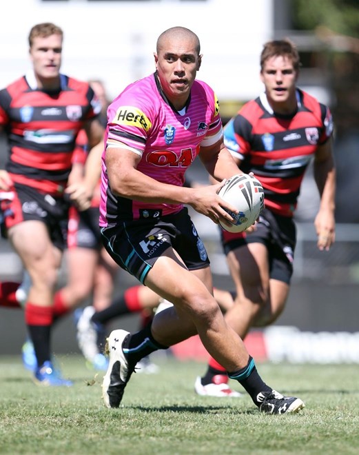 Leilani Latu : Digital Image by Robb Cox Â©nrlphotos.com:  :NSW Cup Rugby League - Panthers V Norths at Carrigton Oval, Bathurst. Saturday March 14th 2015.