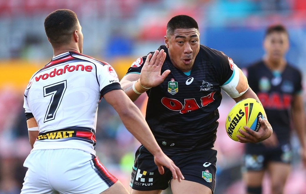 during the Round 23 NYC match between the Penrith Panthers and the Warriors at Peppers Stadium on August 15, 2015 in Sydney, Australia. Digital Image by Mark Nolan.