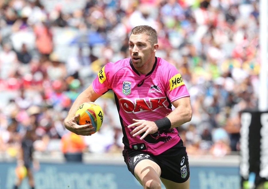 Bryce Cartwright : Auckland 9's Rugby League Tournament, Eden Park Auckland. Saturday February 6th, 2016. Digital Image shot on Canon EOS1DX by Robb Cox Â© NRL Photos