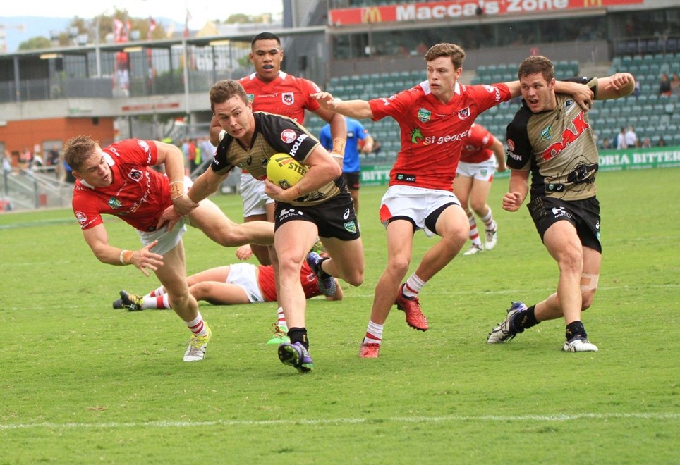 Penrith Panthers NYC v Dragons NYC, WIN Stadium, 27th March. Photo by Jeff Lambert (Penrith Panthers)