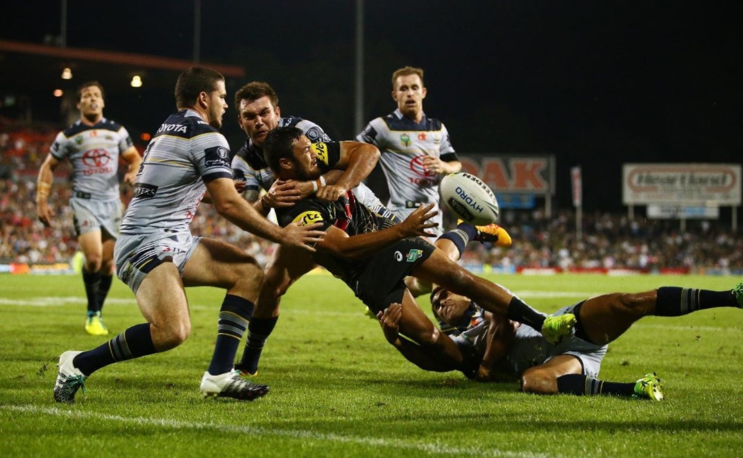 Competition - NRLRound - Round 06Teams â Panthers v CowboysDate â 9th of April 2016Venue â Peppers Stadium, PenrithPhotographer â Mark NolanDescription â 