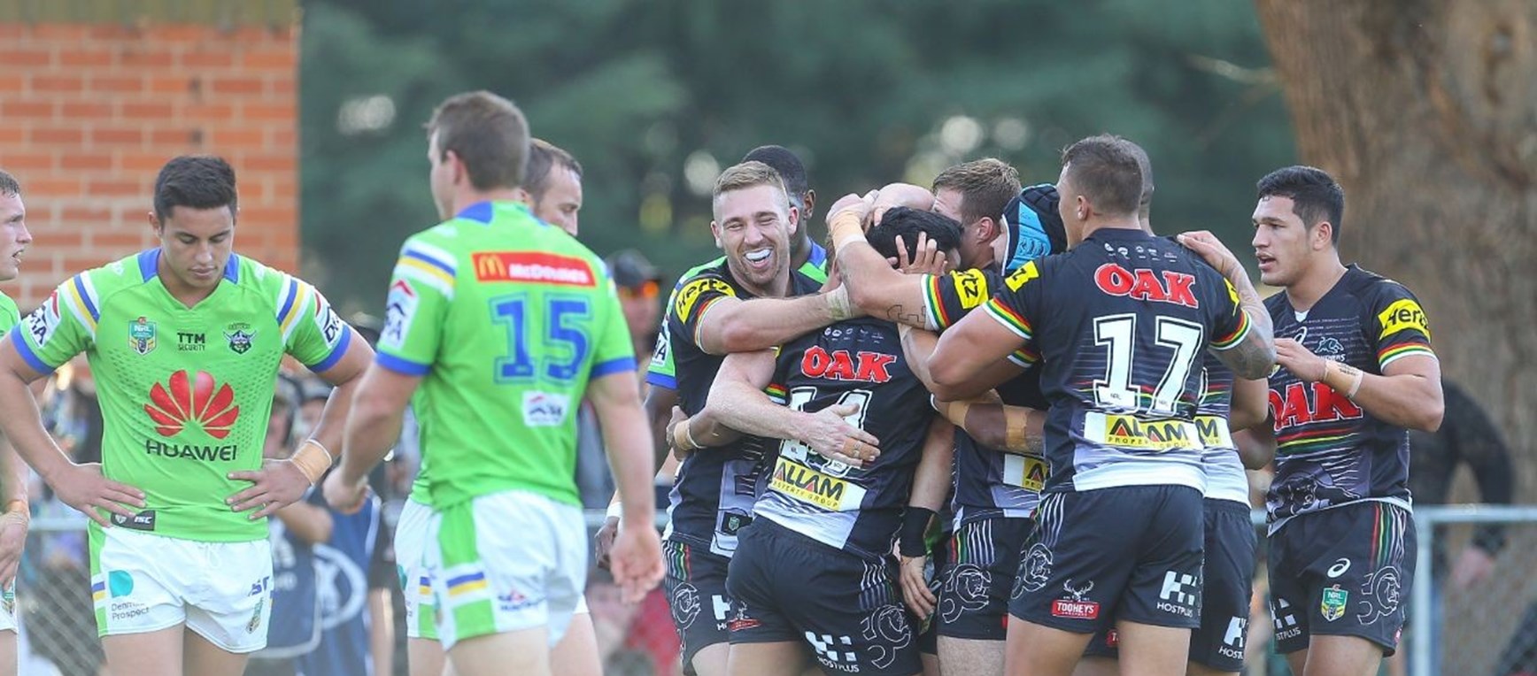 NRL Gallery: Panthers defeat Raiders
