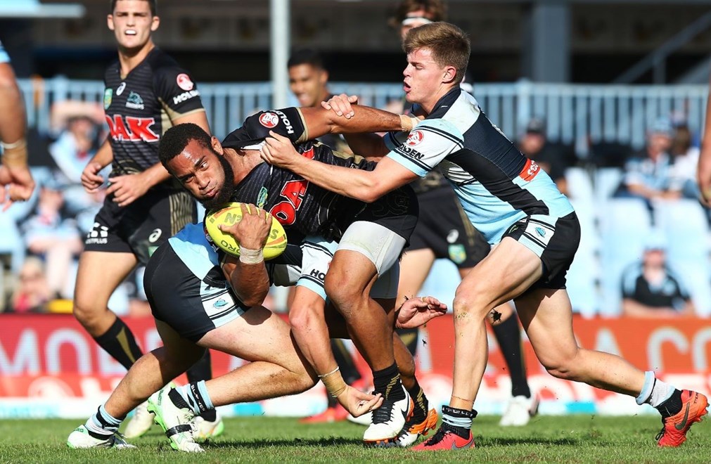 Competition - National Youth CompetitionRound - Round 08Teams â Sharks V PanthersDate â 24th of April 2016Venue â Shark Park, Cronulla, SydneyPhotographer â Mark NolanDescription â