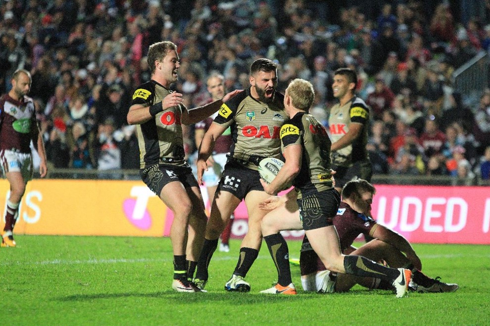 Penrith Panthers v Manly, Brookvale Oval, 12th June. Photo by Jeff Lambert (Penrith Panthers)