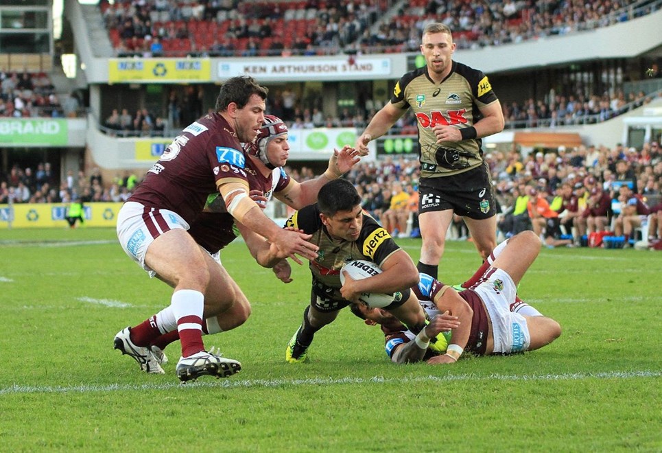 Penrith Panthers v Manly, Brookvale Oval, 12th June. Photo by Jeff Lambert (Penrith Panthers)