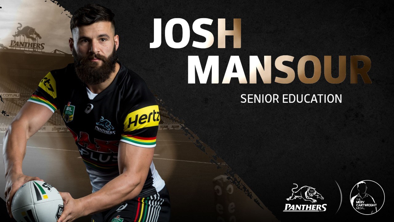 Senior Education Award: Josh Mansour | Official website of the Penrith  Panthers