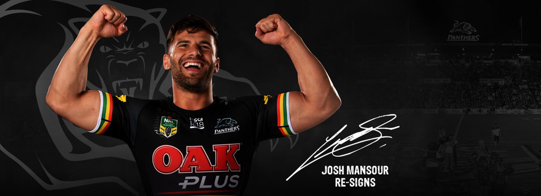 Mansour re-signs with Panthers