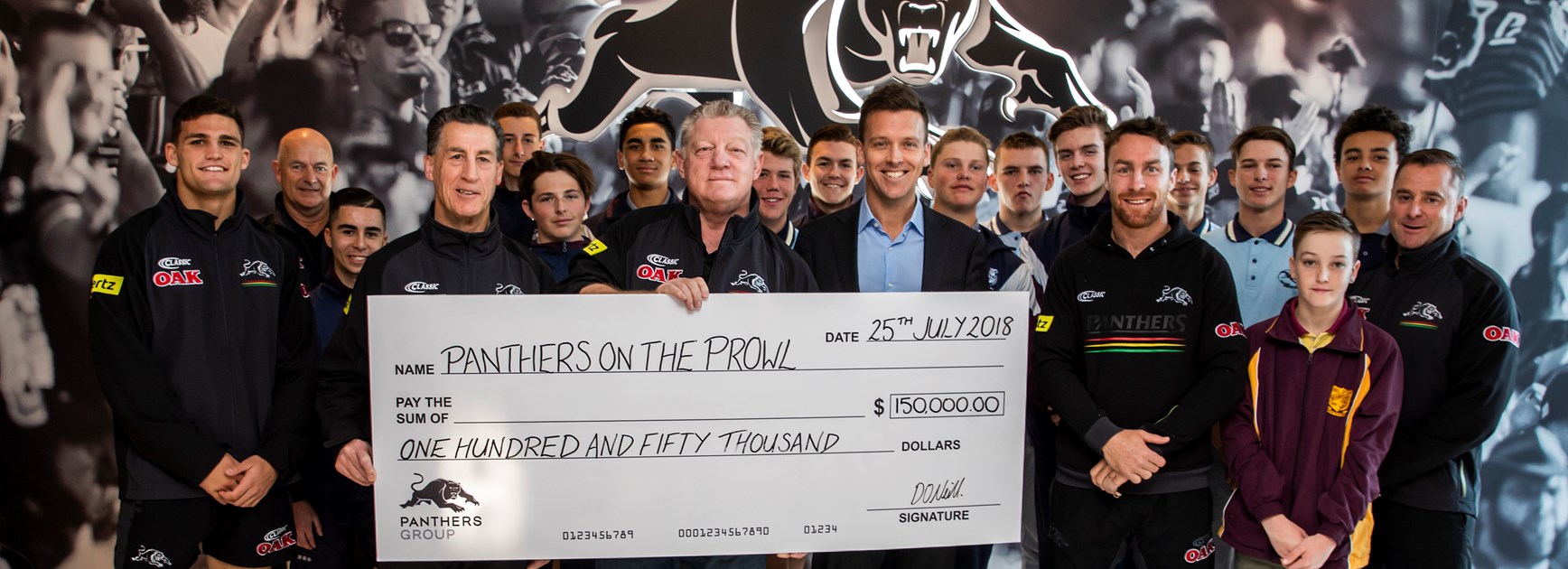 Panthers donates $150k on Do Something Day