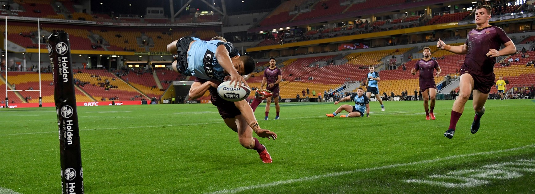 Maroons under 20s claim historic win over Blues