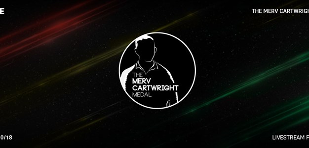Livestream: 2018 Merv Cartwright Medal