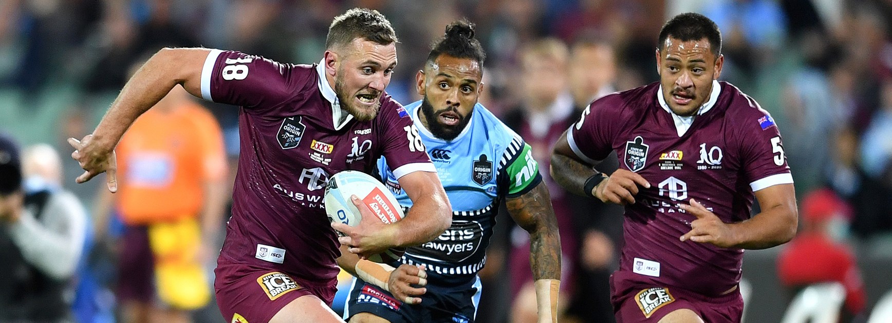 Rookie monsters: Half-time talk fires new-look Maroons to Blues boilover