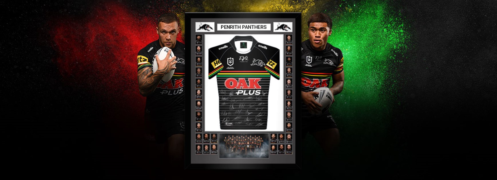 Win a Framed and Signed Panthers Jersey