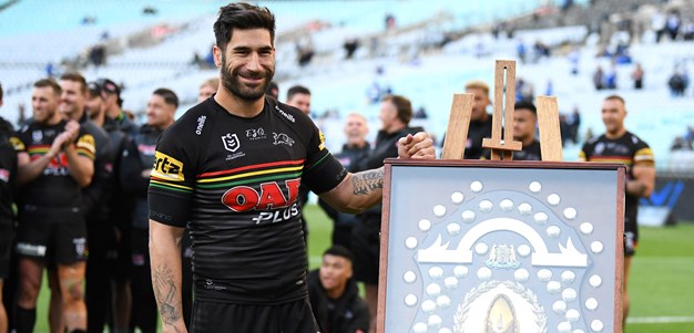 NRL CEO presents Panthers with J.J. Giltinan Shield
