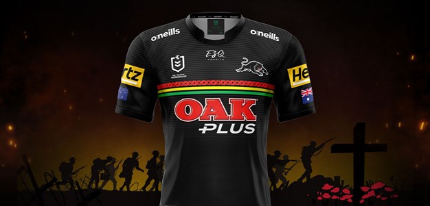 Panthers reveals 2021 ANZAC Jersey