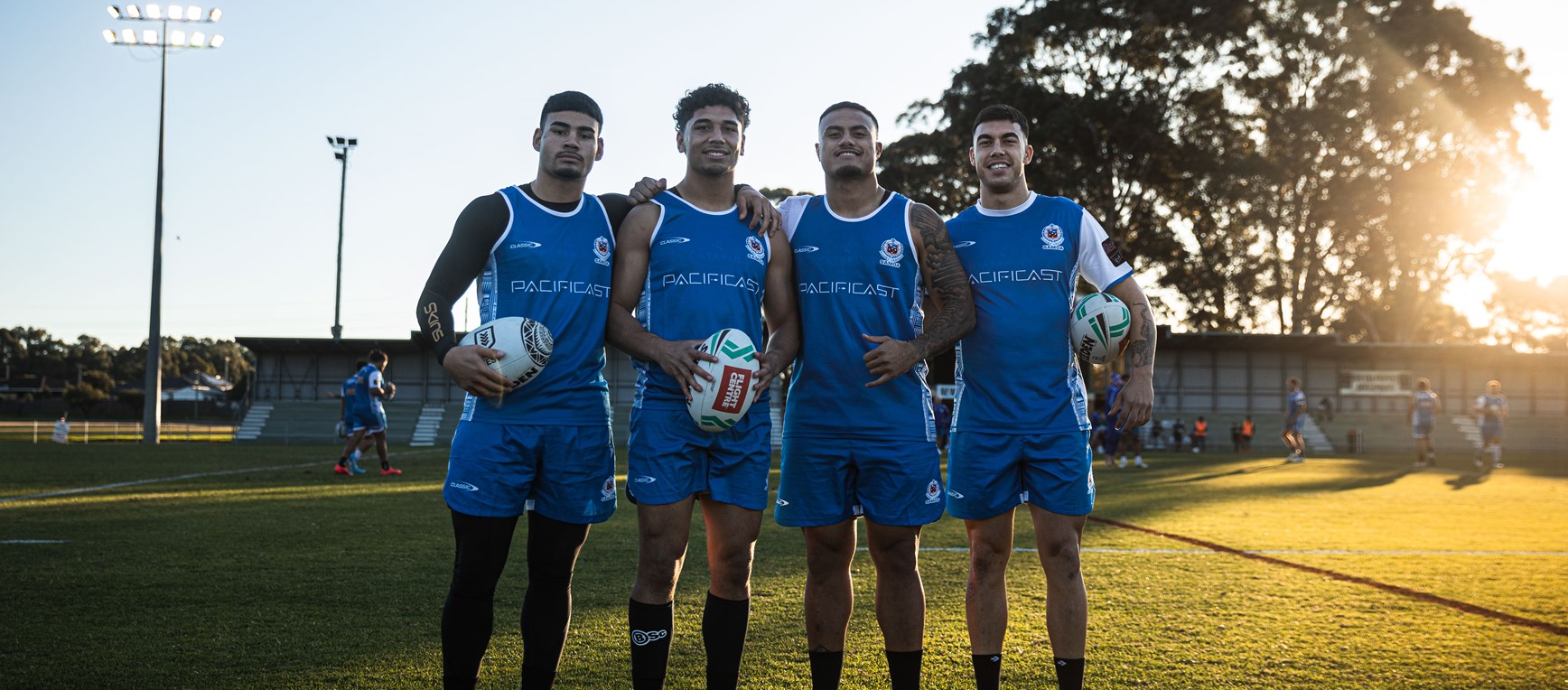 Samoan Panthers light up training