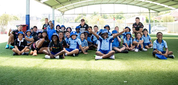 Smiles galore at Panthers school blitz