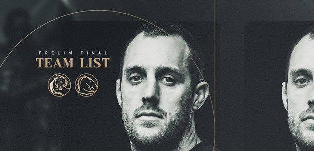 NRL Team List: Preliminary Final