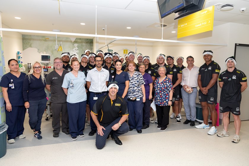 Allam Homes has supported the Panthers Hospital Visits.